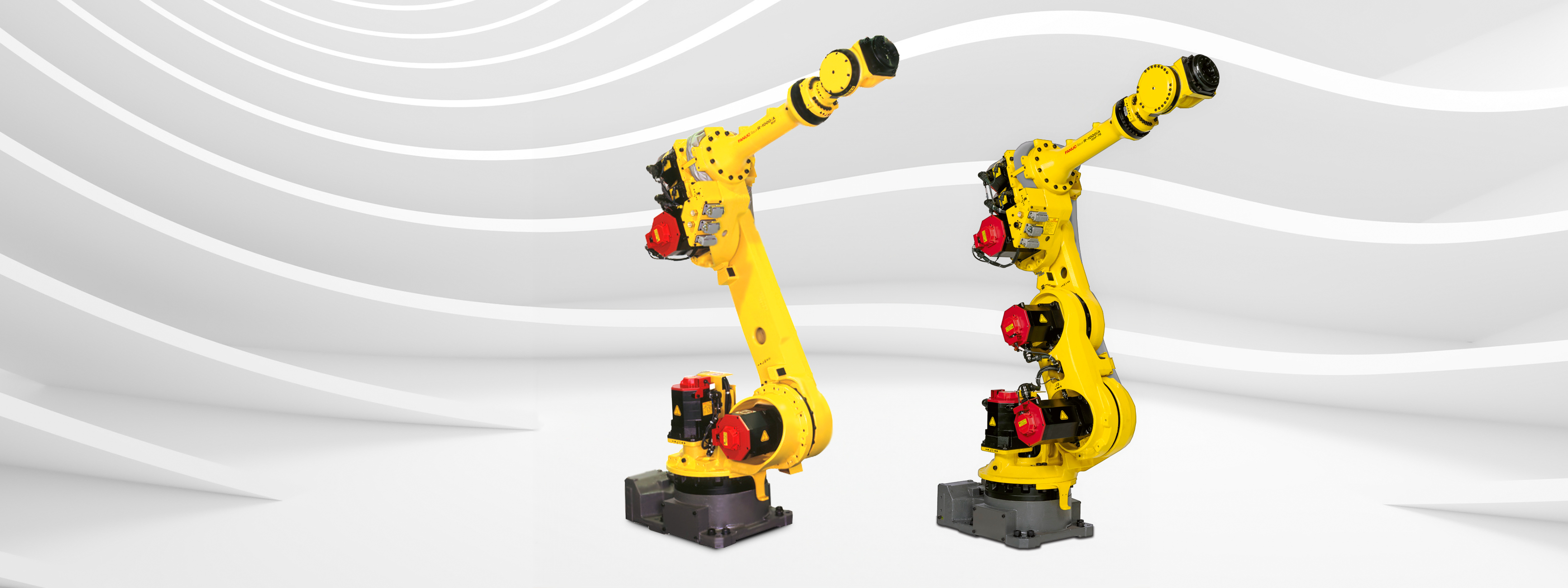 3 FANUC R-1000 industrial robots
